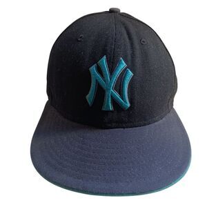 New Era New York Yankees 59Fifty Cap Black Turquois 7 1/8